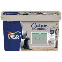 Dulux Valentine Peinture 2.5 L Crème de Couleur Satin - Gris Alpaga - Image 2