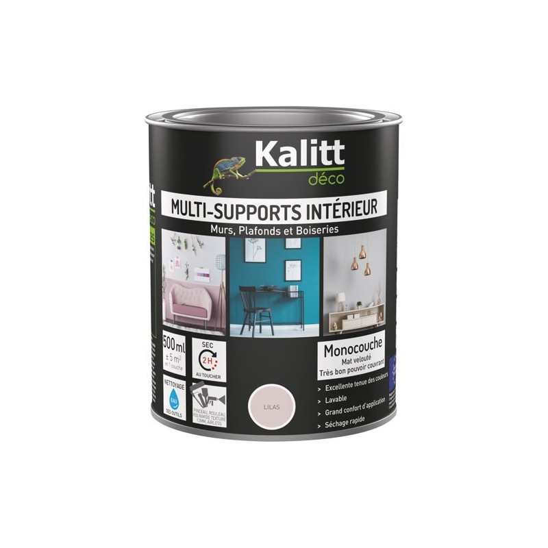 KALITT DECO Peinture multi-supports 0,5 L Acrylique Mat - Lilas