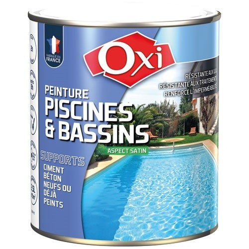 OXI Peinture Piscines & Bassins absolue 2.5 L - Blanc