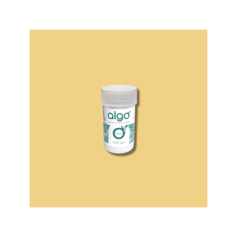 Algo Testeur de peinture déco jaune sieste au soleil 50 ml
