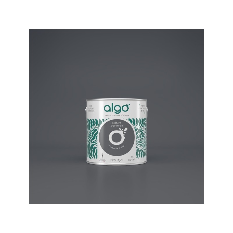 Algo Peint.intér.déco multi-supports ciel noir d'été mat 0.5 L