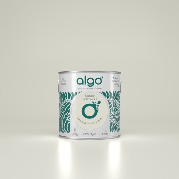 Algo Peint.intér.déco multi-supports ours blanc arctique mat 0.5 L