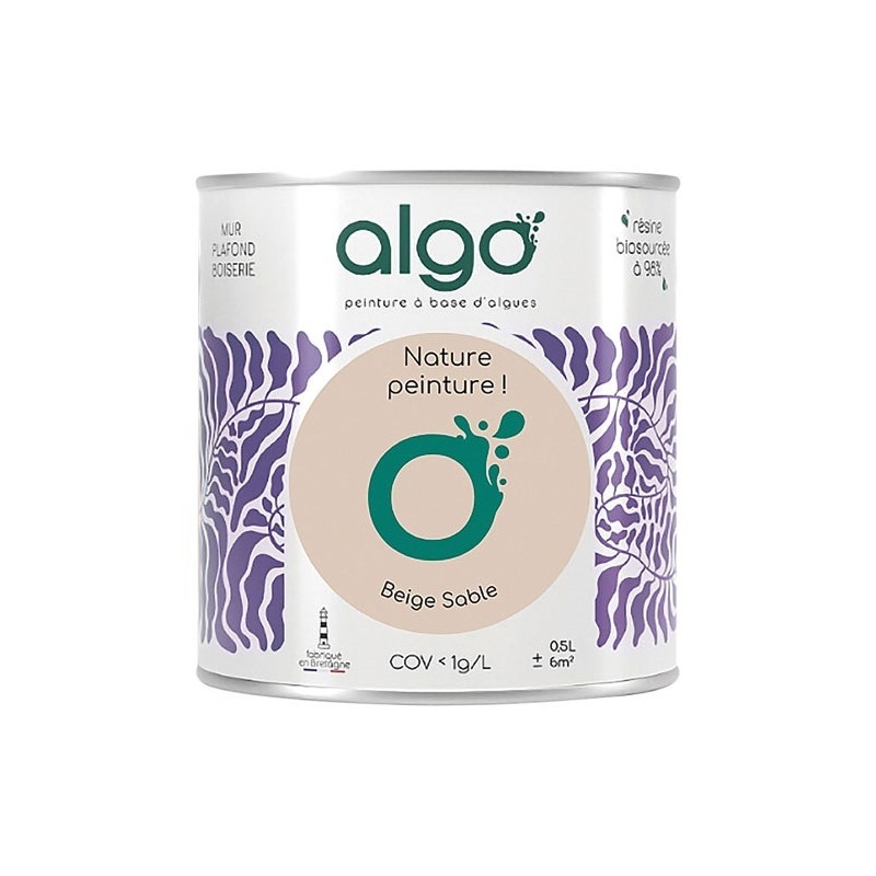 Algo Peinture intérieure multi supports 0,5 L Velours - Beige Sable