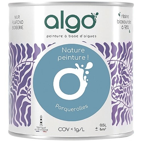 Algo Peinture intérieure multi supports 0,5 L Velours - Bleu Porquerolles