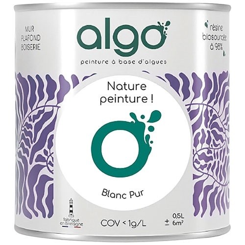 Algo Peinture intérieure multi supports 0,5 L Velours - Blanc Pur