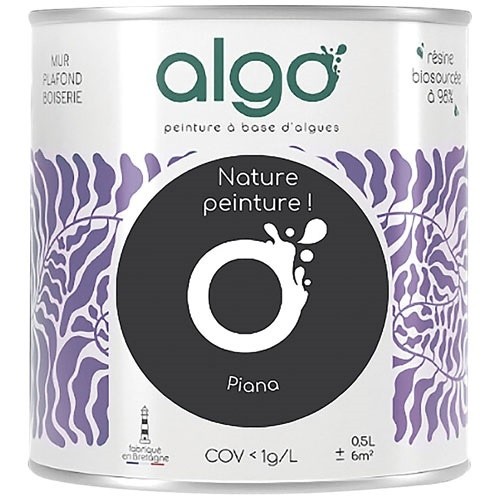 Algo Peinture intérieure multi supports 0,5 L Velours - Noir Piana