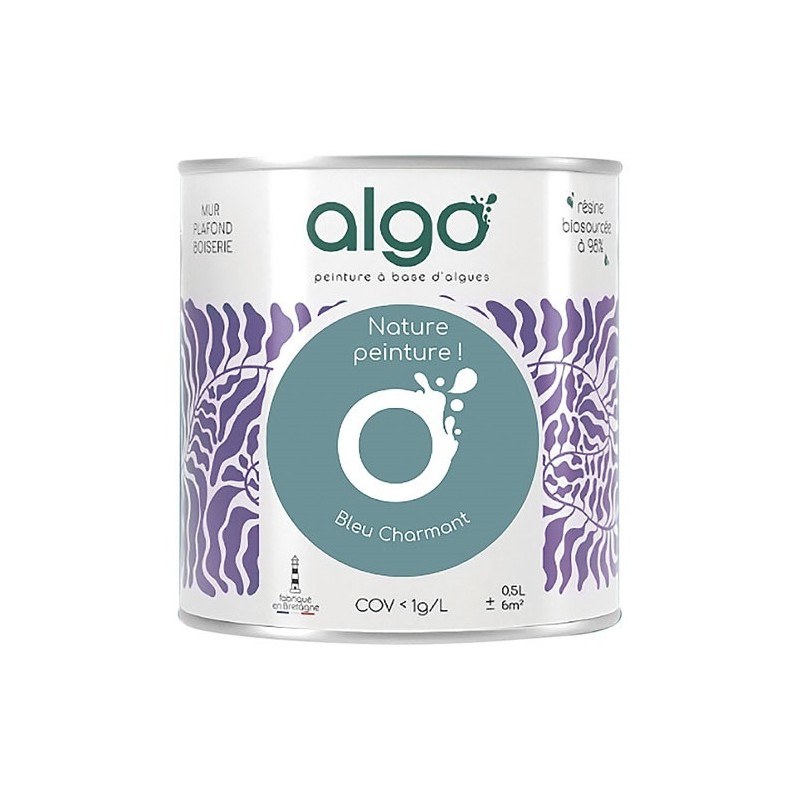 Algo Peinture intérieure multi supports 0,5 L Velours - Bleu Charmant