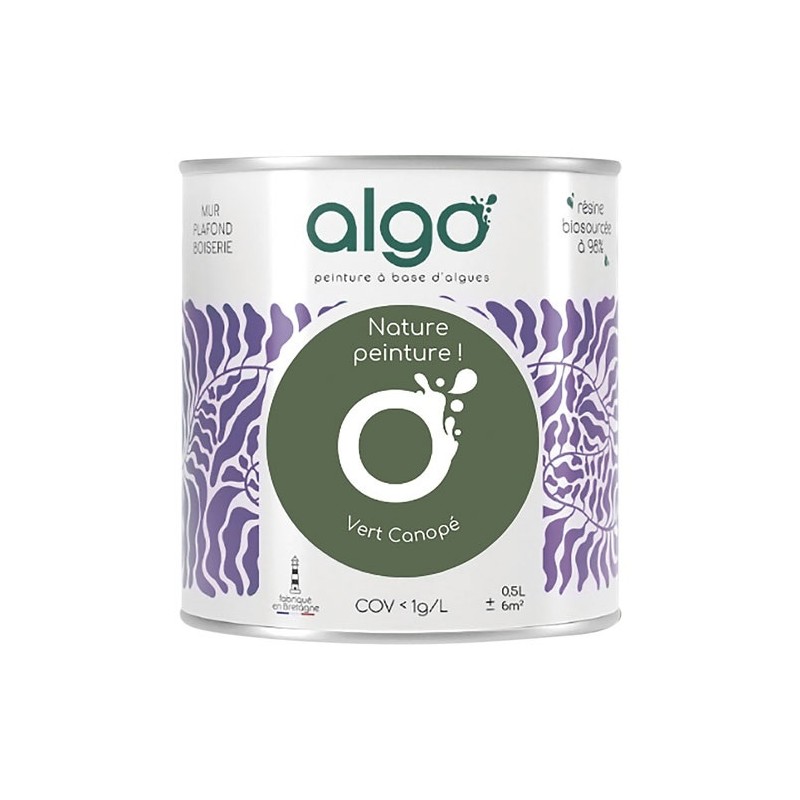 Algo Peinture intérieure multi supports 0,5 L Velours - Vert Canopée