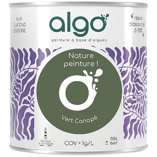 Algo Peinture intérieure multi supports 0,5 L Velours - Vert Canopée