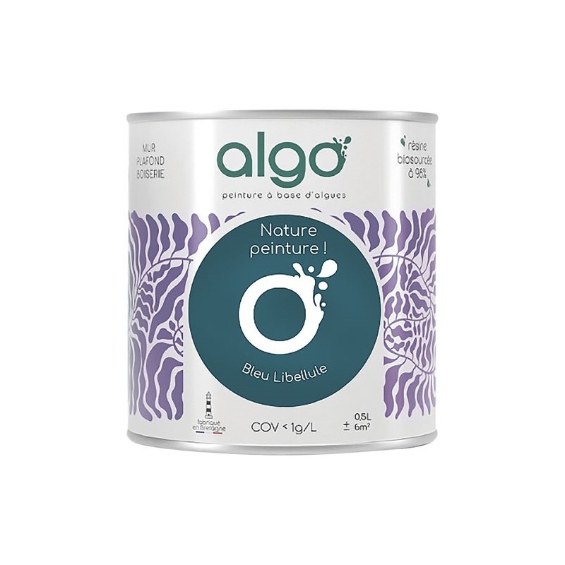 Algo Peinture intérieure multi supports 0,5 L Velours - Bleu Libellule