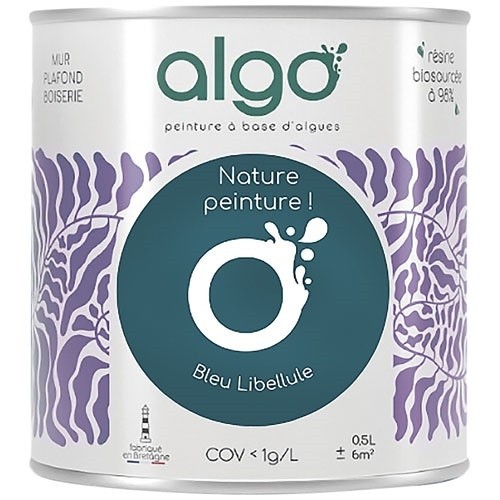Algo Peinture intérieure multi supports 0,5 L Velours - Bleu Libellule