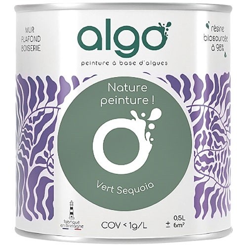 Algo Peinture intérieure multi supports 0,5 L Velours - Vert Séquoia