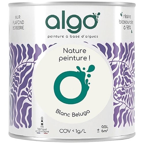 Algo Peinture intérieure multi supports 0,5 L Velours - Blanc Beluga