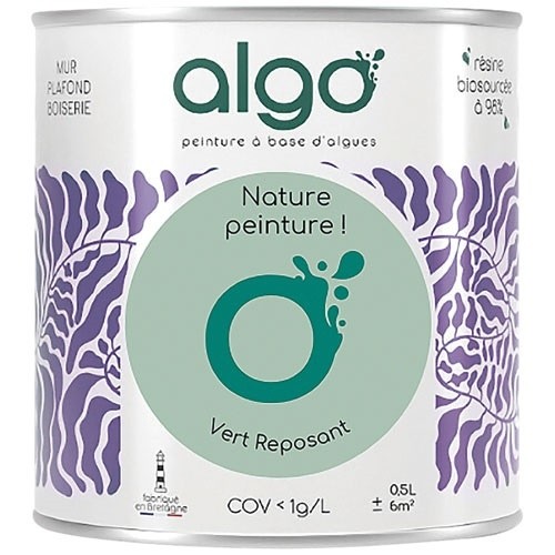Algo Peinture intérieure multi supports 0,5 L Velours - Vert Reposant