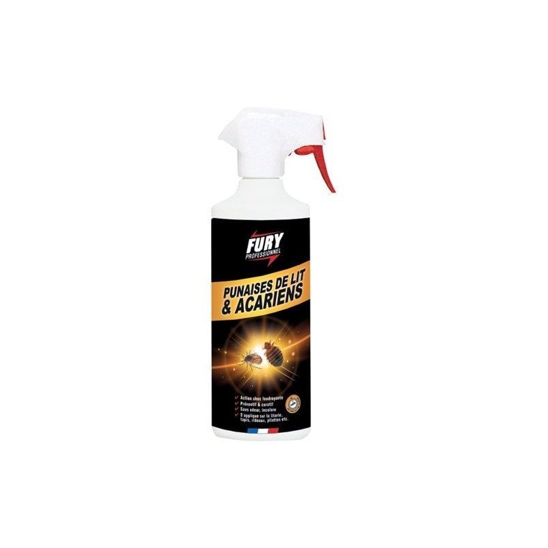 Fury Fury tue punaises de lit et acariens pret a l'emploi 500ml