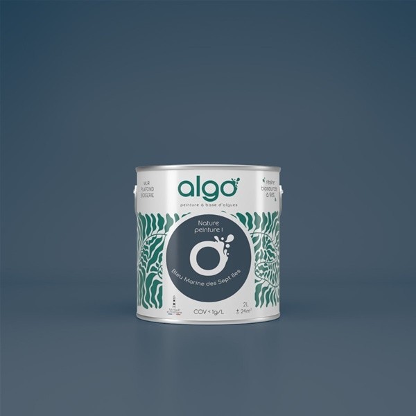 Algo Peint.intér.déco multi-supports bleu marine des sept iles mat 5 L