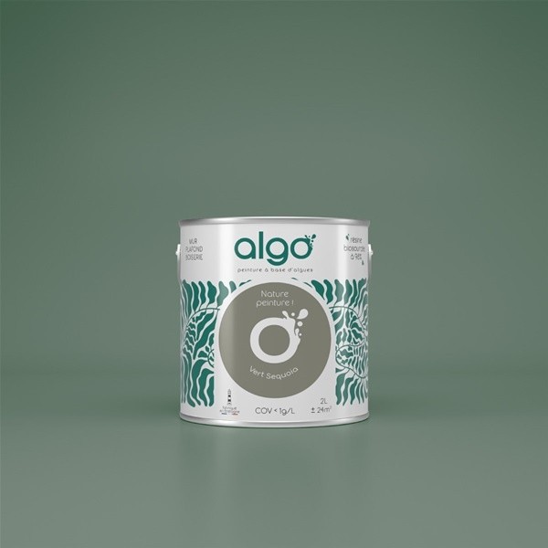 Algo Peint.intér.déco multi-supports vert sequoia mat 5 L