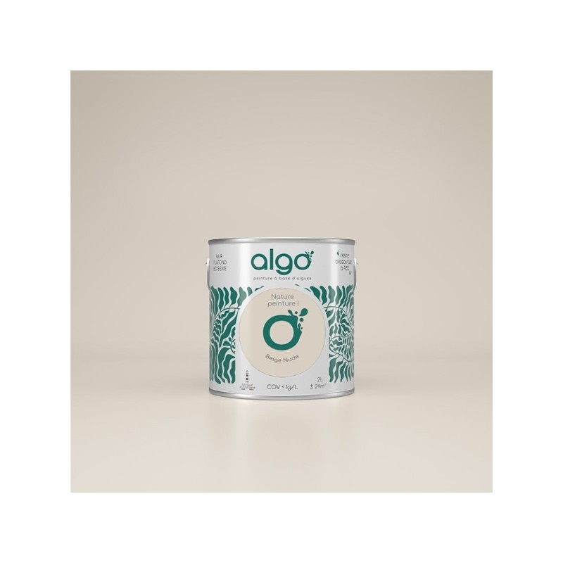 Algo Peint.intér.déco multi-supports beige nude satin 5 L
