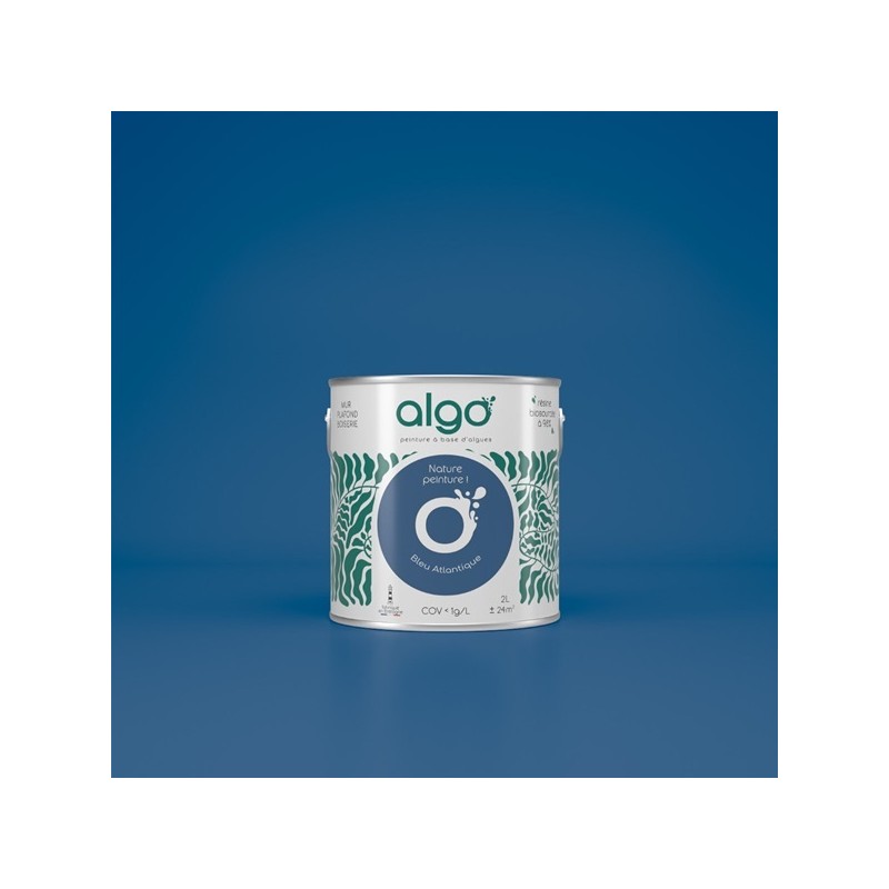 Algo Peint.intér.déco multi-supports bleu atlantique satin 5 L
