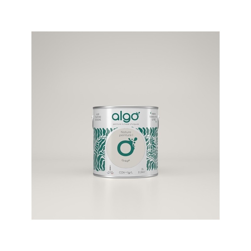 Algo Peint.intér.déco multi-supports grège satin 5 L