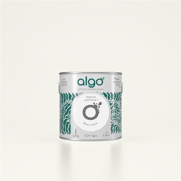 Algo Peint.intér.déco multi-supports blanc aube velours 5 L