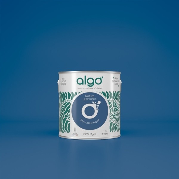 Algo Peint.intér.déco multi-supports bleu atlantique velours 5 L