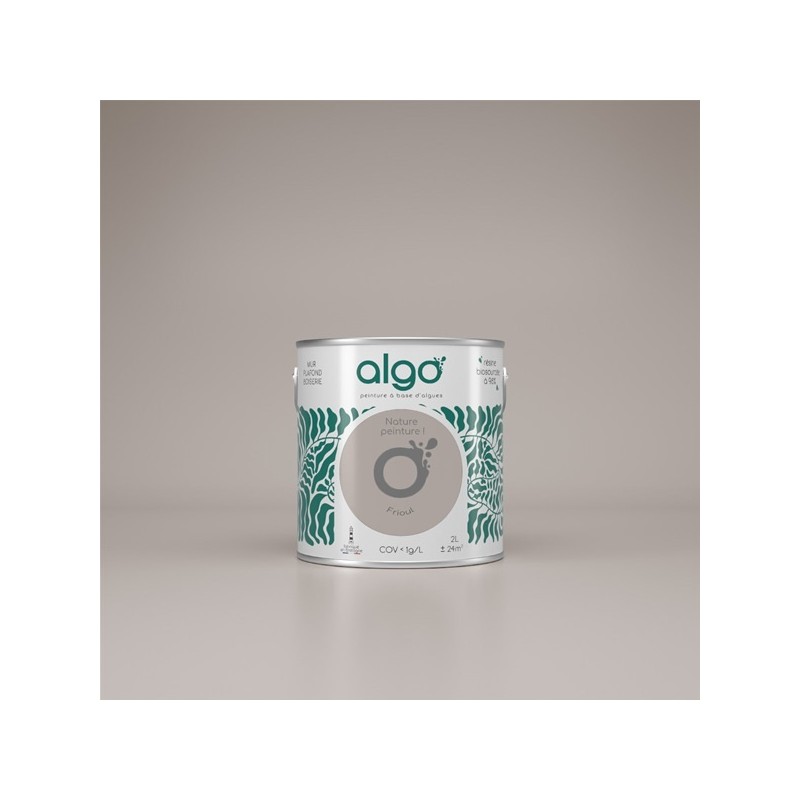 Algo Peint.intér.déco multi-supports brun frioul velours 5 L
