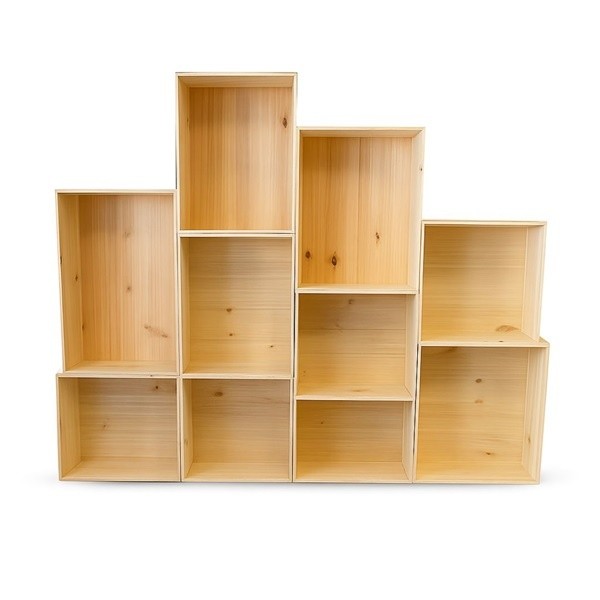 Algo Caisse bois présentation magasin - 10 unités
