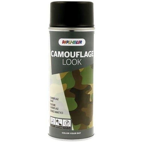 Dupli-Color camouflage noir mat 400 ml