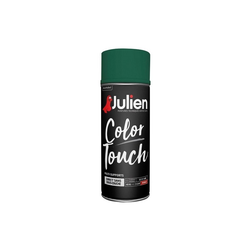 Julien Bombe peinture 400 ml Color Touch Brillant - Vert Basque