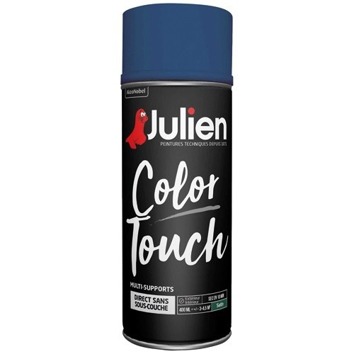 Julien Bombe peinture 400 ml Color Touch Satin - Marine