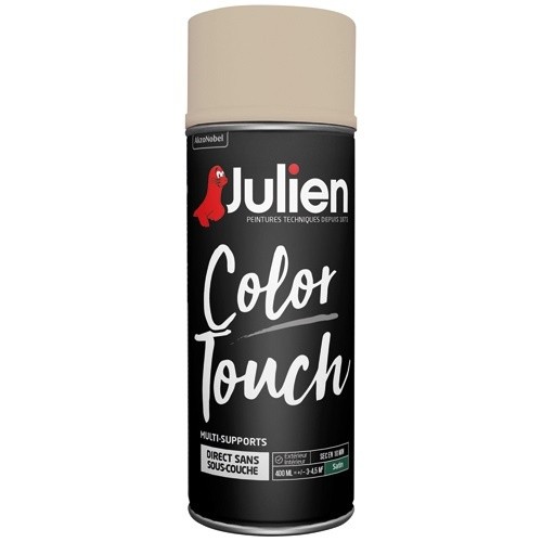 Julien Bombe peinture 400 ml Color Touch Satin - Ivoire