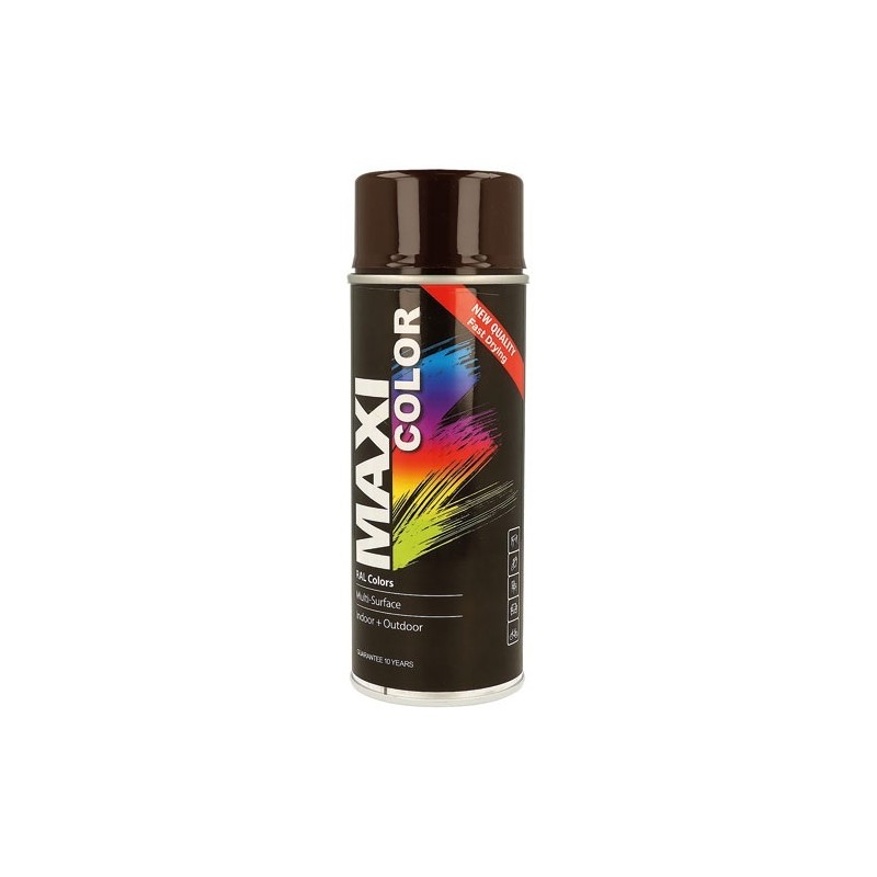 Maxicolor Maxi color ral 8017 brillant brun chocolat 400 ml