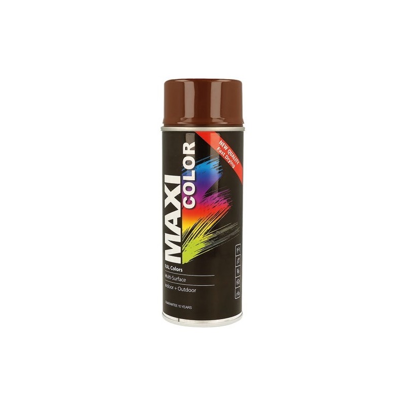 Maxicolor Maxi color ral 8011 brillant brun noisette 400 ml