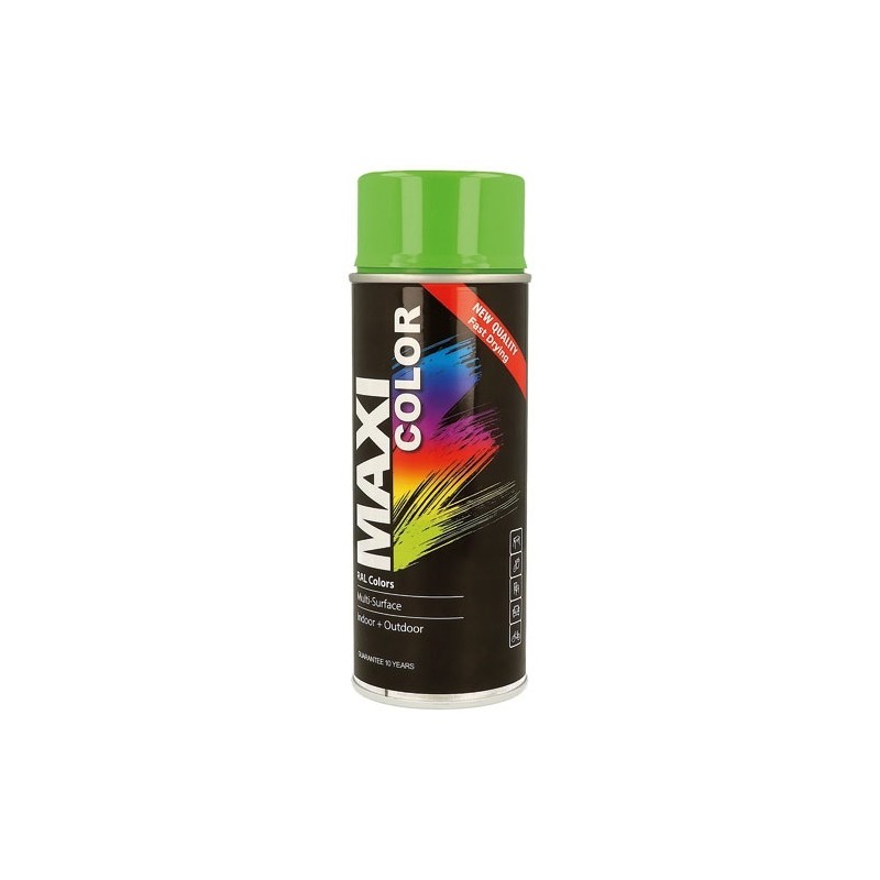 Maxicolor Maxi color ral 6018 brillant vert jaune 400 ml