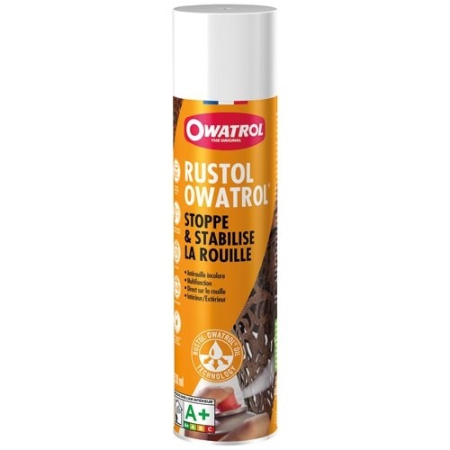 OWATROL Bombe vernis anti-corrosion 500 ml Rustol - Transparent