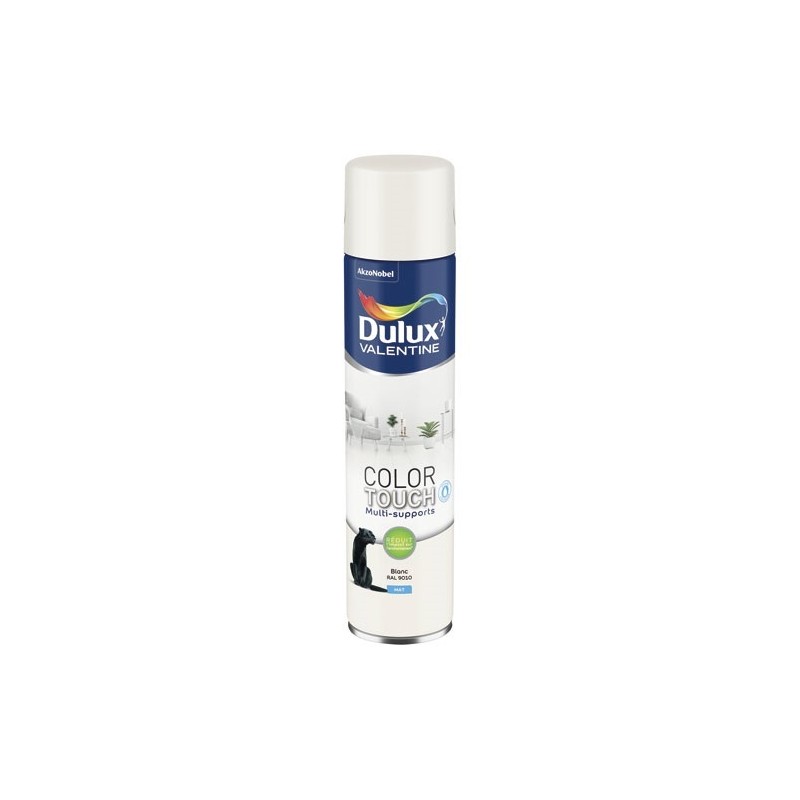 Dulux Valentine Bombe peinture 600 ml Color Touch Mat - Blanc