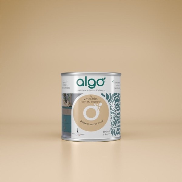 Algo Peinture pour meubles 0,5 L Mat - Beige Caramel Doré