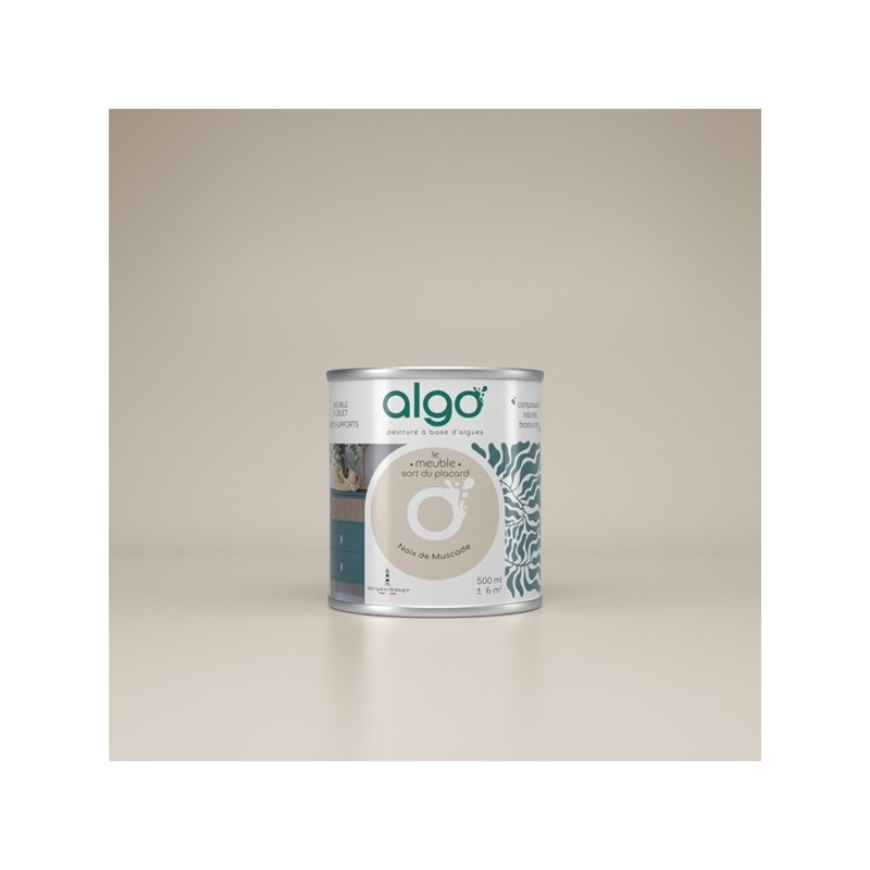 Algo Peinture pour meubles 0,5 L Mat - Beige Noix de Muscade
