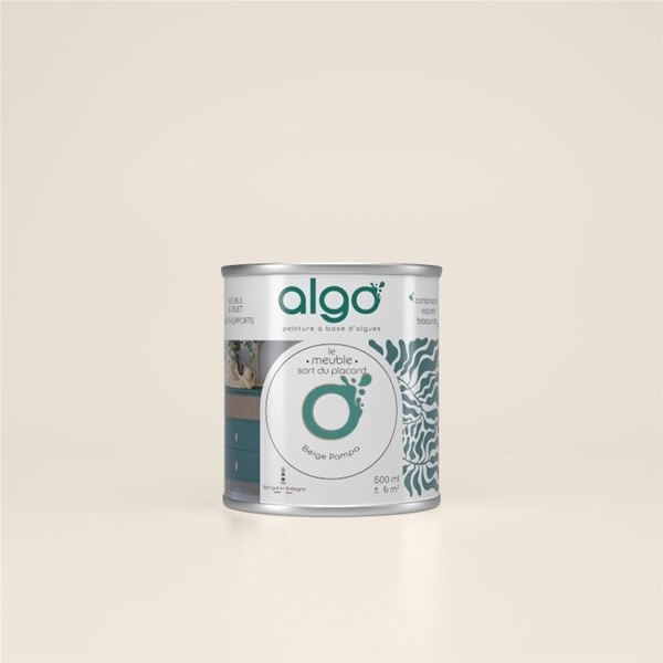 Algo Peinture pour meubles 0,5 L Mat - Beige Pampa
