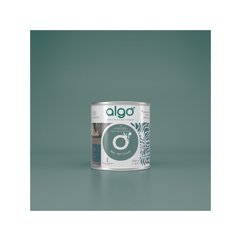 Algo Peinture pour meubles 0,5 L Mat - Bleu-Vert Coquet