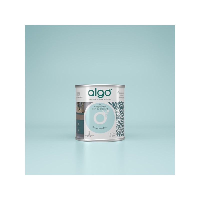 Algo Peinture pour meubles 0,5 L Mat - Bleu Clématite
