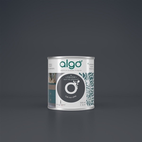Algo Peinture pour meubles 0,5 L Mat - Ciel Noir d'Été