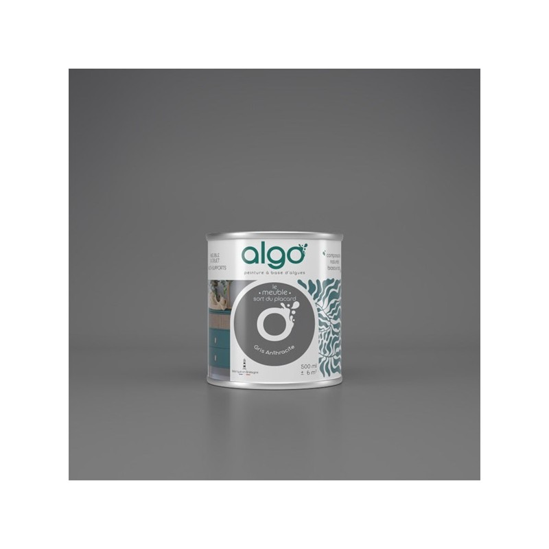 Algo Peinture pour meubles 0,5 L Mat - Gris Anthracite