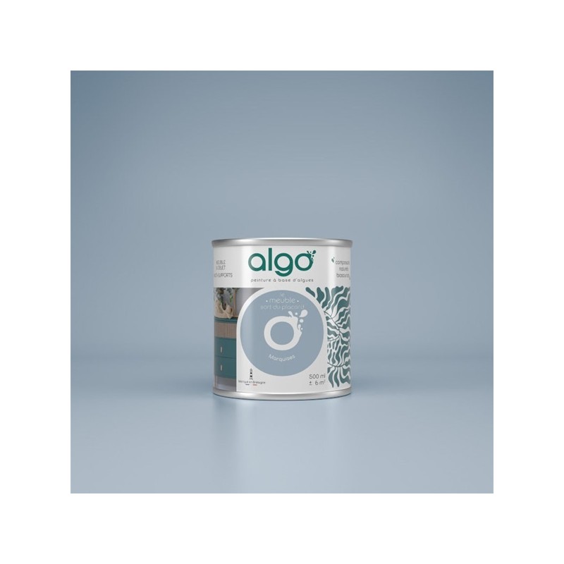 Algo Peinture pour meubles 0,5 L Mat - Bleu Marquises