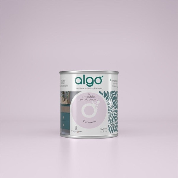 Algo Peinture pour meubles 0,5 L Mat - Ciel Mauve