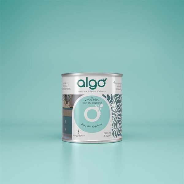 Algo Peinture pour meubles 0,5 L Mat - Bleu-Vert Espiègle