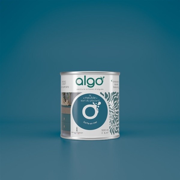 Algo Peinture pour meubles 0,5 L Mat - Bleu Sortie en Mer