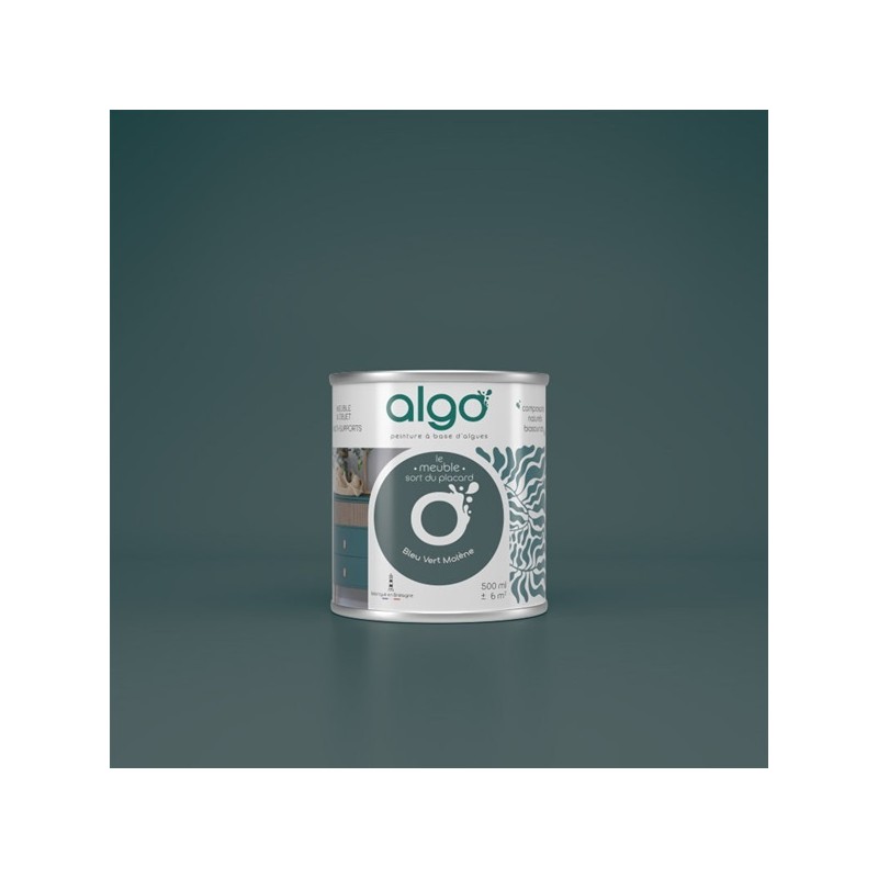 Algo Peinture pour meubles 0,5 L Mat - Bleu-Vert Molène