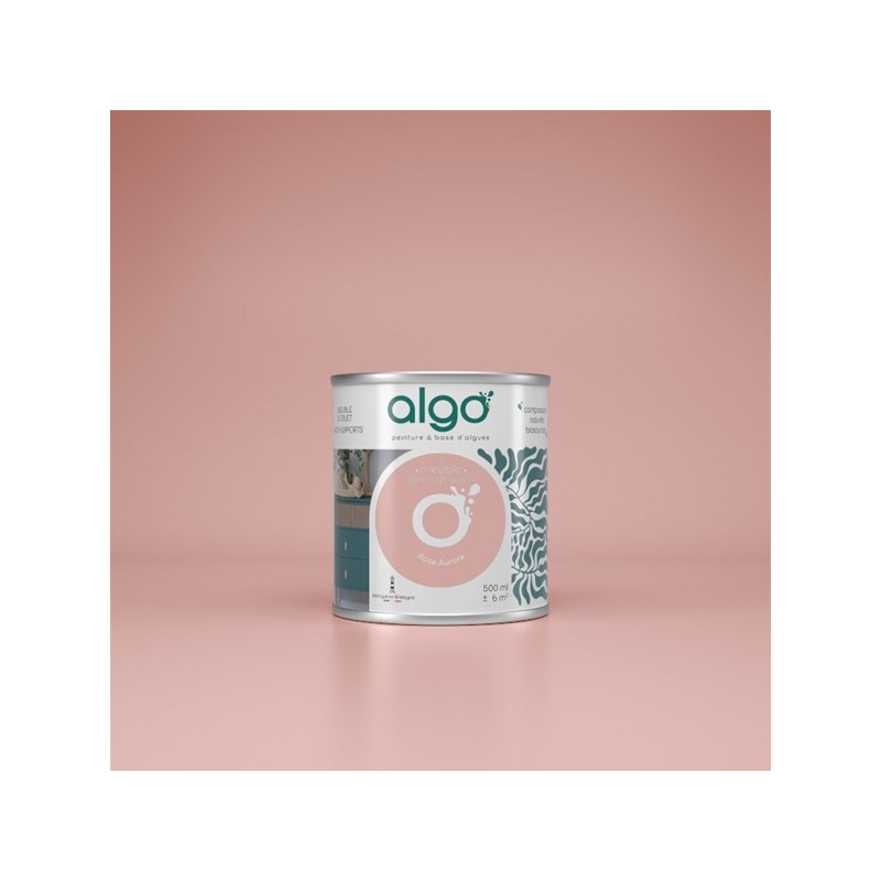 Algo Peinture pour meubles 0,5 L Mat - Rose Aurore